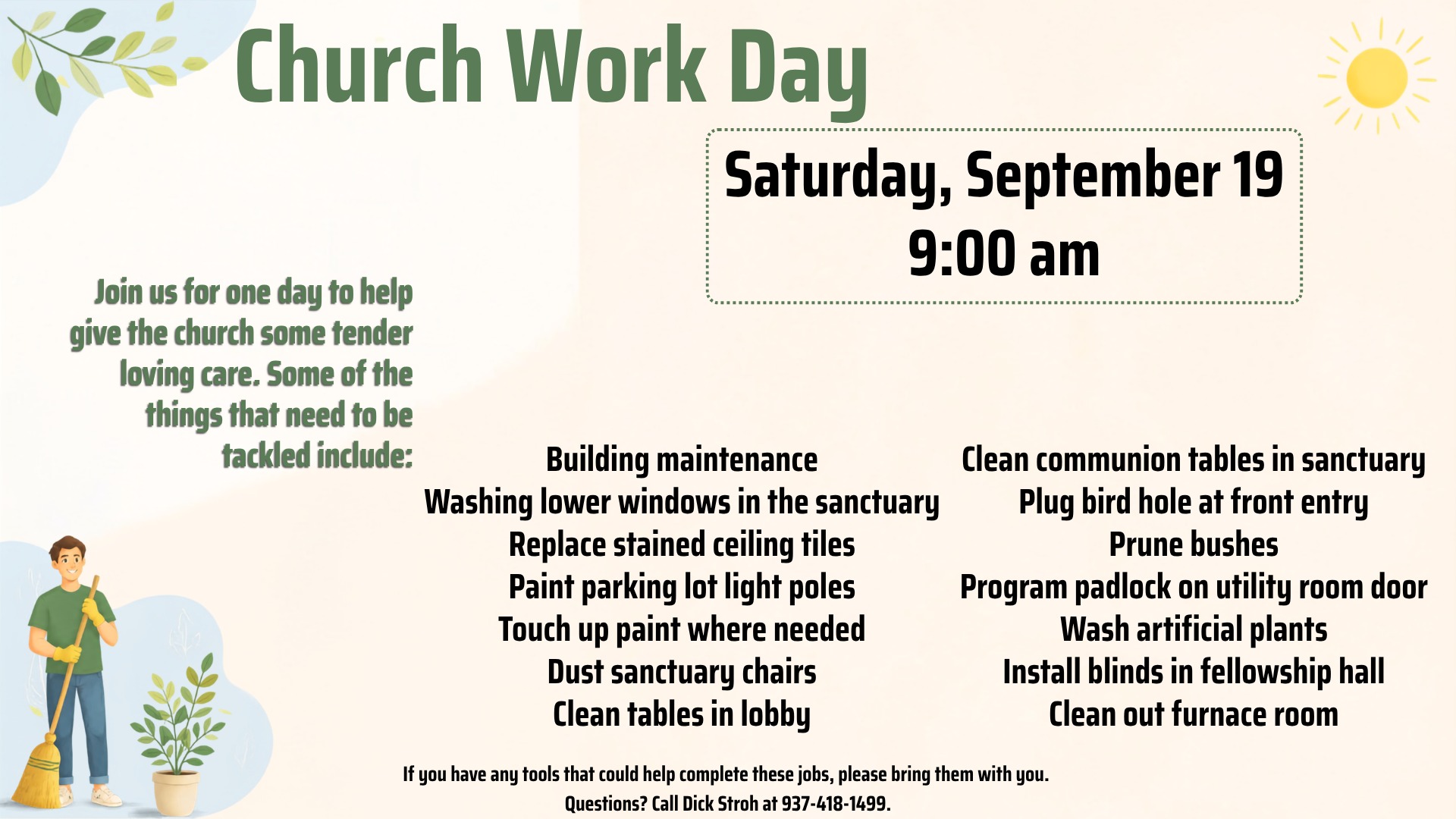 Church Work Day